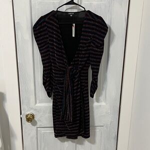 ✨ multicolored wrap dress.